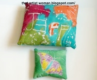 that artist woman No-wax Batik